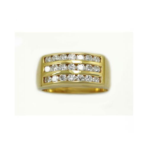 Anillo De Oro 18K Con Brillantes — Facello Joyeros