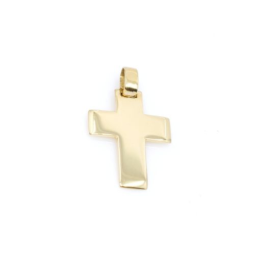 Cruz oro 18k bombe. Medidas 2 x 2,5cm — Facello Joyeros