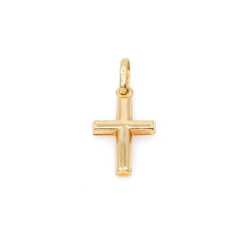 Cruz pequeña en oro 18k — Facello Joyeros