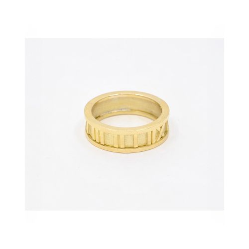 Anillo En Oro 18K Con Numeros Romanos — Facello Joyeros