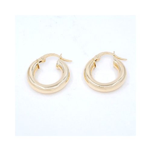 Aros En Oro 18K. Diamentro 18 Mm — Facello Joyeros