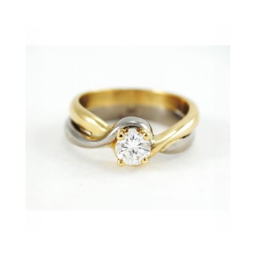 Anillo Oro 18K Con Brillante — Facello Joyeros