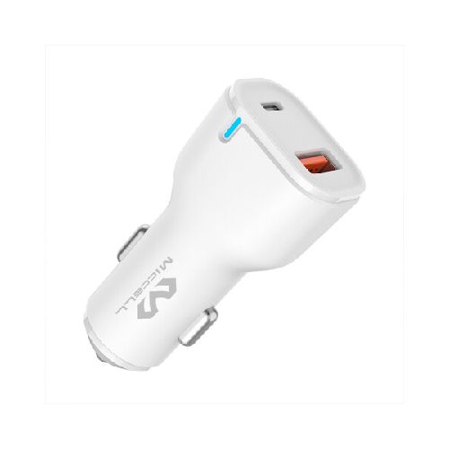 Cargador auto 12V-24V 1.5A - 2,22A USB y C FREECELL Acrílic