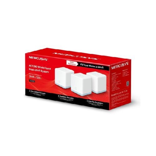 Access Point Mesh Wi-Fi Mercusys Halo S12 AC1200 Pack x3 un