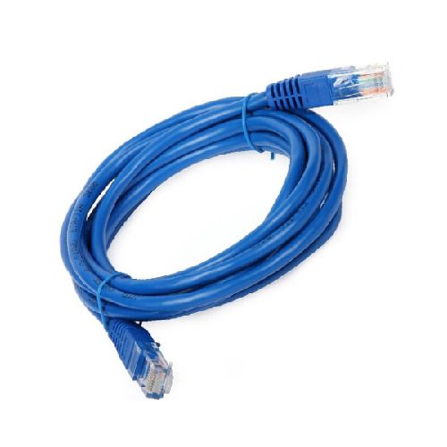 Cable de red Patch Cord CAT6E 5M Celeste