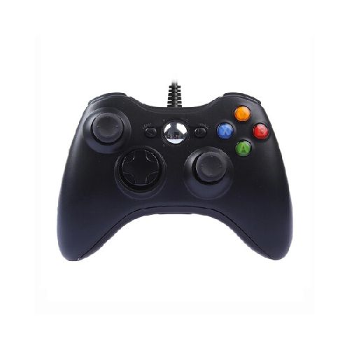 Joystick Compatible Cableado para Xbox 360 Negro