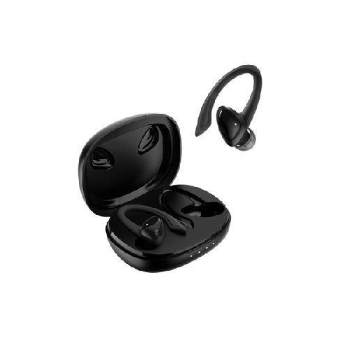 Auriculares Miccell Inalámbricos BT BH24 C/Sujetador Negro