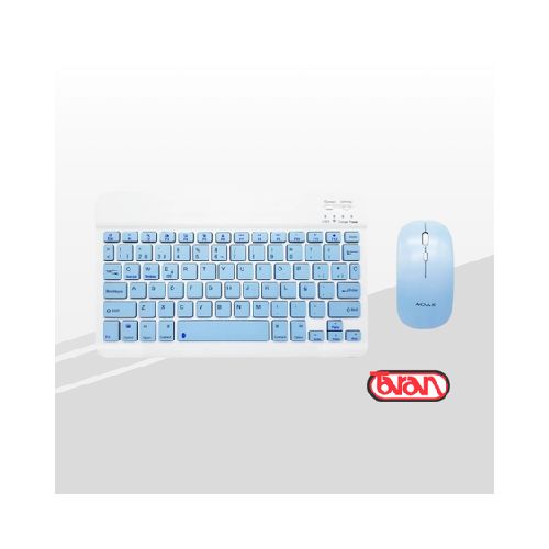 COMBO TECLADO + MOUSE BLUETOOTH RECARGABLE “AS-110”