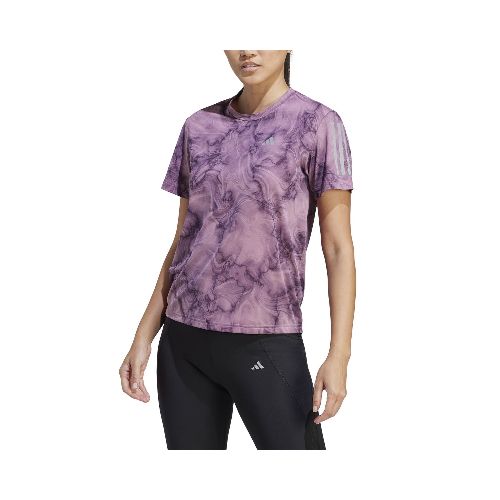 Remera Adidas Running Dama Otr Aop Tee - S/C — Menpi