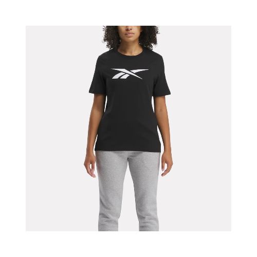 Remera Reebok Training Dama Vector Graphic Tee BLACK - S/C — Menpi