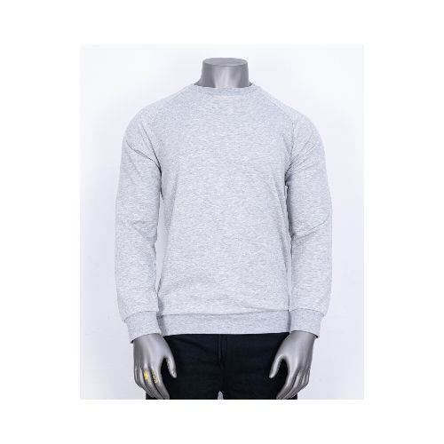 Buzo Menpi Alta Calidad Moda Hombre Cuello Redondo Deportivo Gris - S/C — Menpi