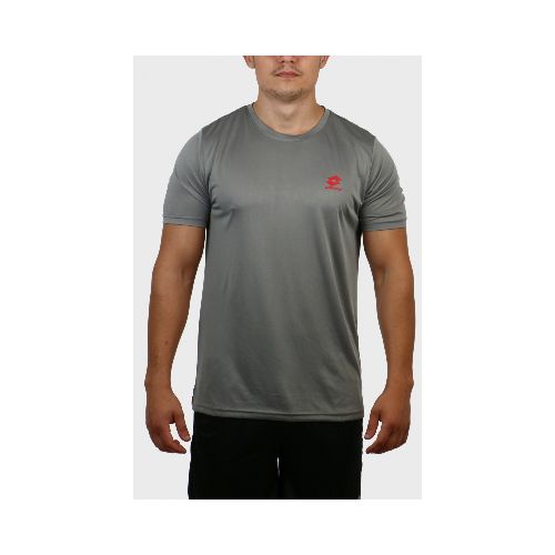 Remera Lotto Running Hombre Dri-Fit Gris Oscuro - S/C — Menpi