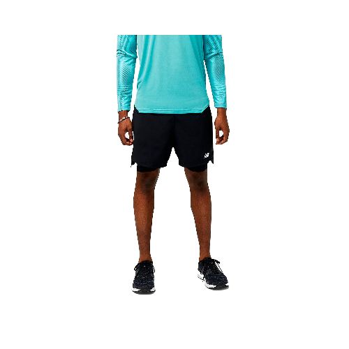 Short New Balance Running Hombre Accelerate Pacer 5 Inch 2-In-5 - S/C — Menpi