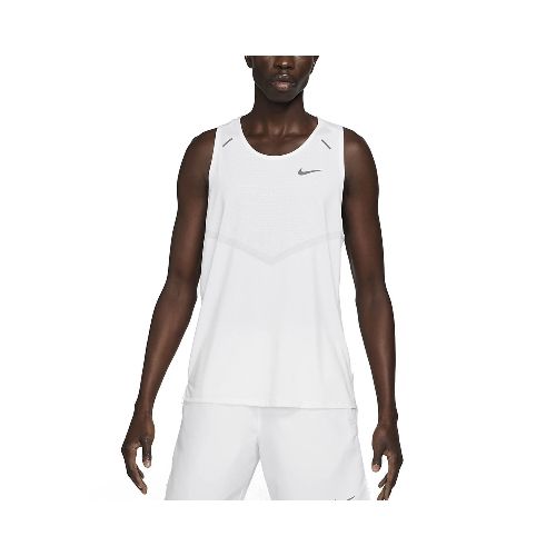 Musculosa Nike Running Hombre Df Rise 365 Tank White/(Reflective Silv) - S/C — Menpi