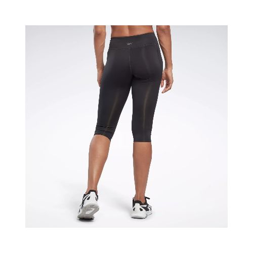 Calza Reebok Running Dama Basic Capri Night Black - S/C — Menpi