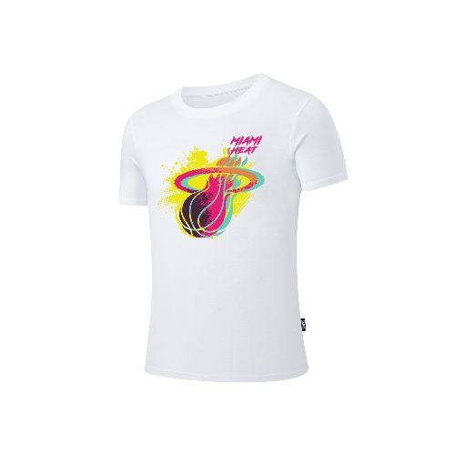 Remera Nba Hombre Tee M Heats NBATS523220-WH4 - S/C — Menpi