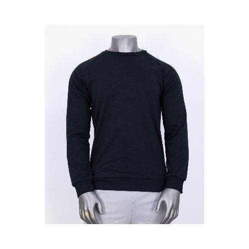 Buzo Menpi Alta Calidad Moda Hombre Cuello Redondo Deportivo Negro - S/C — Menpi