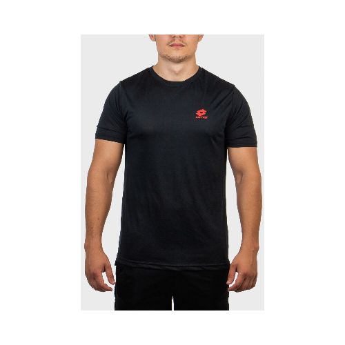 Remera Lotto Running Hombre Dri-Fit Negro - S/C — Menpi