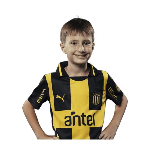 Camiseta Puma Peñarol Niño Home Jersey Amarollo-Negro 24 - S/C — Menpi