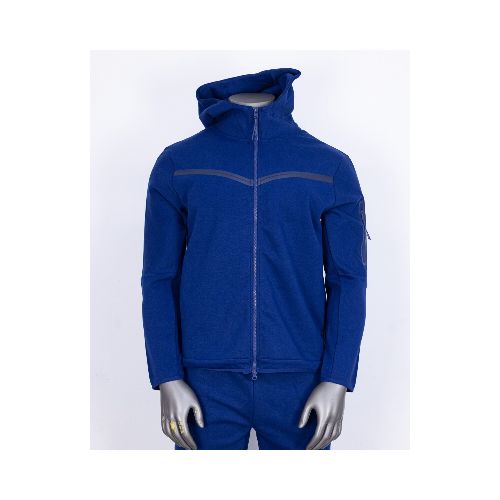 Campera Menpi Alta Calidad Moda Hombre Deportivo C/Capucha Azul - S/C — Menpi