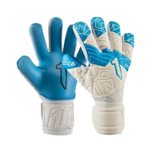 Guante Rinat Futbol Hombre Fiera Gk Semi Blanco-Azul - S/C — Menpi