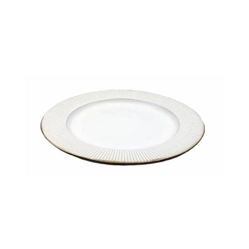 PLATO DE CERAMICA LLANO GRANDE BLANCO DB-174-1 GD20230053