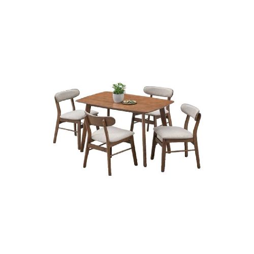 JUEGO DE COMEDOR 4 SILLAS EN MADER HV CONCORD 13185