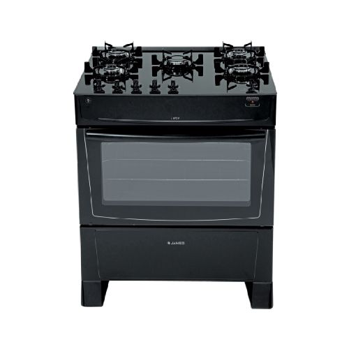 COCINA A GAS JAMES C 695V 5H NEGRA 12100