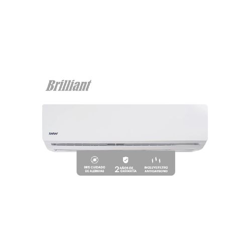 AIRE ACONDICIONADO BRILLIANT 12000 BTU BRET12 / BREC12 11573