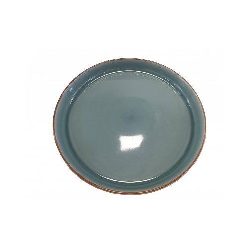 PLATO DE CERAMICA GRANDE VERDE LISO DA-35-1 GD20230061