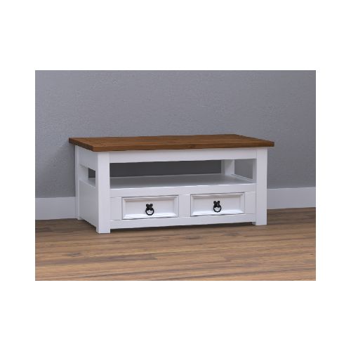 MESA DE LIVING ARTICULADA CS2340 BLANCO NOGAL 11441