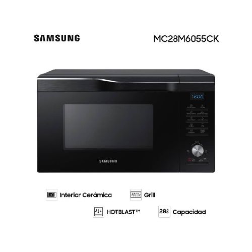 MICROONDAS SAMSUNG 28 L NEGRO MC28M6055CK 11231