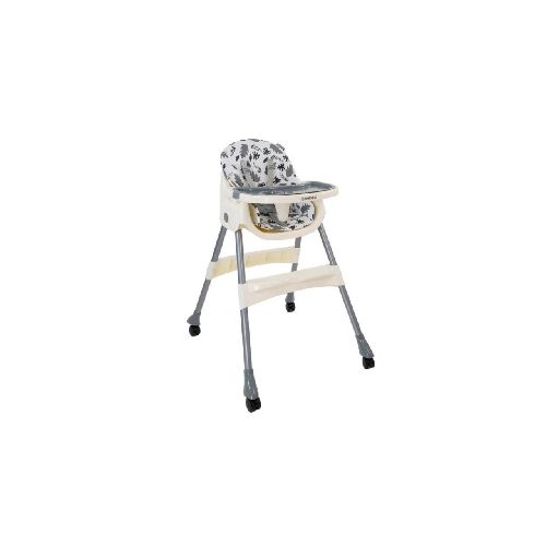 SILLA DE COMER STEPS BEBESIT GRIS/VERDE/ROSA 12798