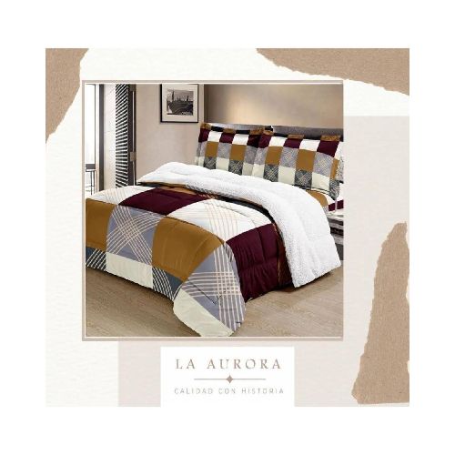 ACOLCHADO AURORA CORDERITO 2 PLAZAS SOMMIER 2.50x2.30 10961