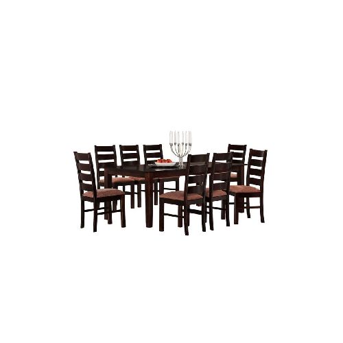 JUEGO DE COMEDOR DE MADERA 8 SILLAS HV 3134 13186