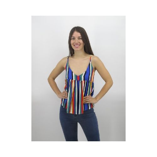 MUSCULOSA WANNA 19623 - AZUL MULTI