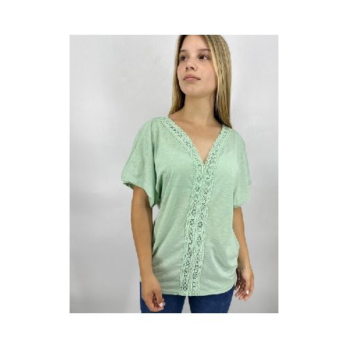 T-SHIRT SLOWLY 2412 - VERDE