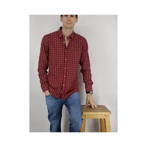 CAMISA OXX NAPOLI - ROJO BEIGE