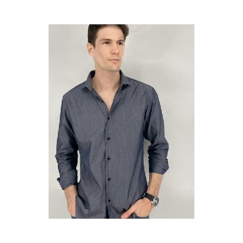 CAMISA HALOGEN AREZZO - GRIS