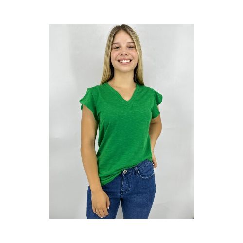 T-SHIRT SLOWLY C260 - VERDE