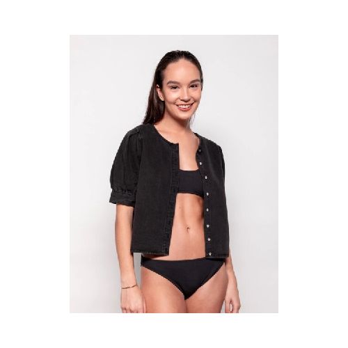 BIKINI D.CASSIN BASIC RIB - NEGRO