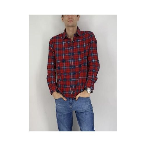 CAMISA OXX TURIN - AZUL ROJO