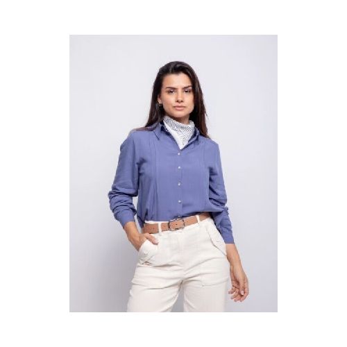 CAMISA ALLIE FOSSAN - AZUL