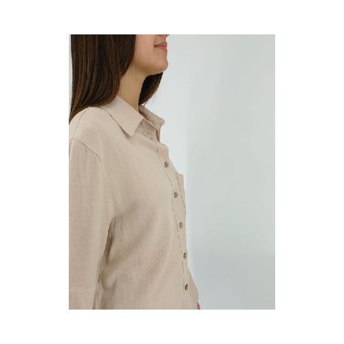 CAMISA SLOWLY 2402 - BEIGE