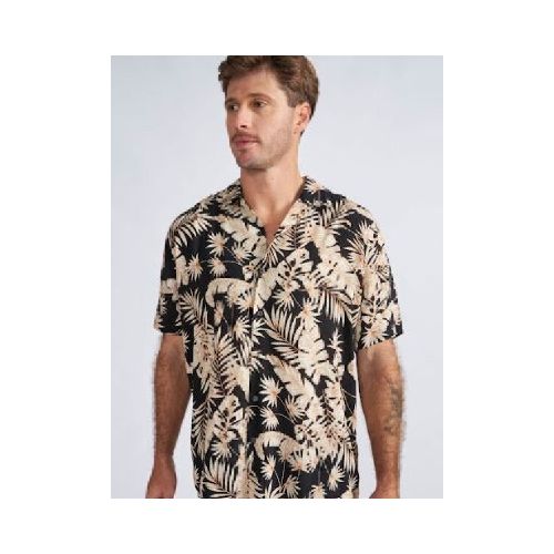 CAMISA N.SAILS 18550 RICKY - NEG HOJAS