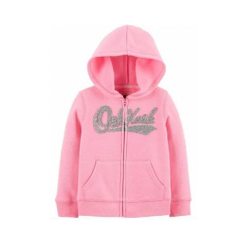 CAMPERA OSHKOSH LOGO BRILLOS - ROSA FLUOR