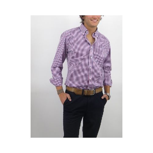 CAMISA HALOGEN MIDWAY M.LARGA - ROJ FRA ES