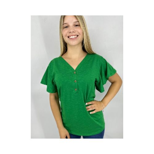 T-SHIRT SLOWLY 2411 - VERDE