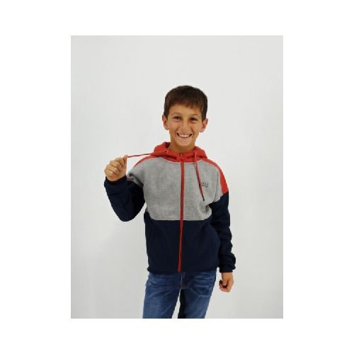 CAMPERA RUSTY BRANCO BOY - GRIS TERRA