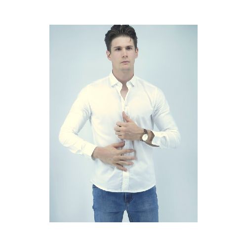 CAMISA HALOGEN BELFAST - BLANCO